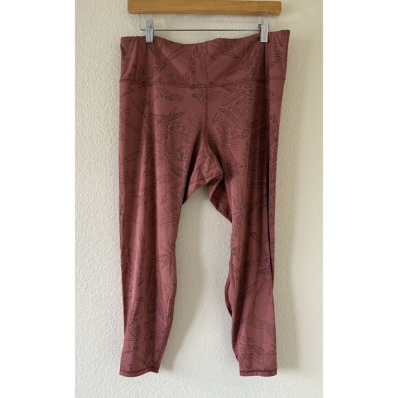 Patagonia Women's Maipo 7/8 High Rise Print Tights Size Extra large Athleisure - Picture 1 of 5